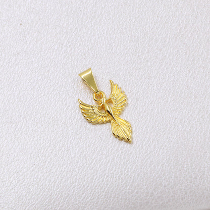 Colgante Ave Fénix Oro Laminado 18k