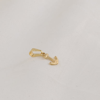 Colgante Ancla Mini Oro Laminado 18k