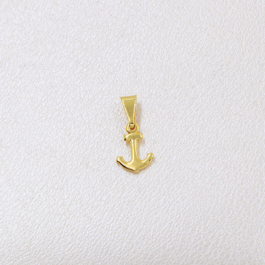 Colgante Ancla Mini Oro Laminado 18k