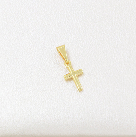 Colgante Cruz Mini Oro Laminado 18k