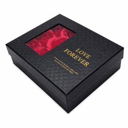 Caja de Rosas Premium "Love Forever" (Sin Bolsa)