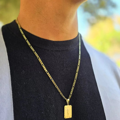 Cadena Tejido Cartier Clásica Semi Delgada Oro Laminado 18k