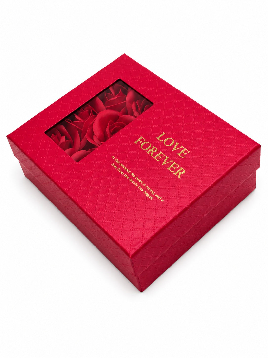 Caja de Rosas Premium "Love Forever" (Sin Bolsa)