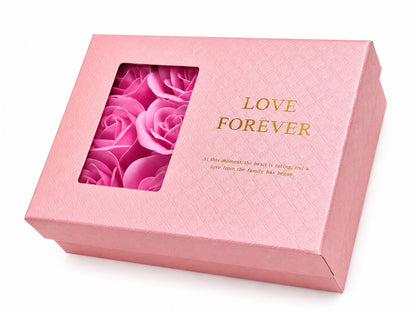Caja de Rosas Premium "Love Forever" (Sin Bolsa)