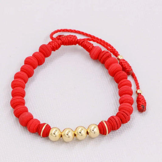 Manilla Clásica Rayado Oro Laminado 18k