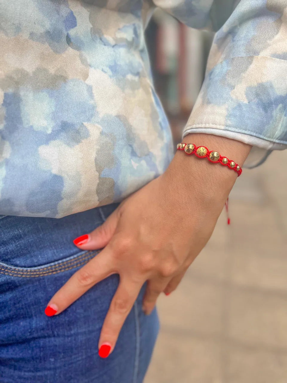 Brazalete De Protección En Oro Laminado 18k