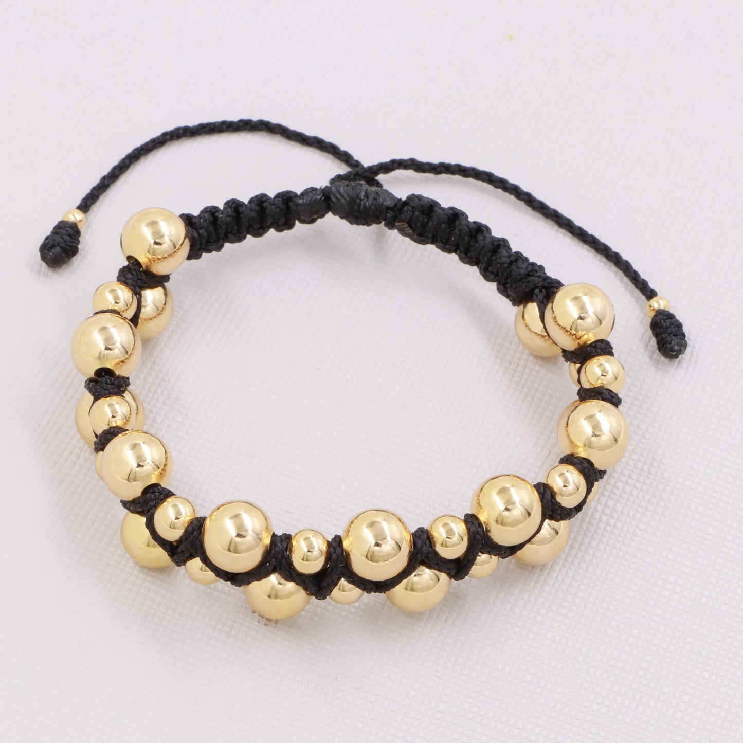 Manilla Artesanal Zig Zag Oro Laminado 18k