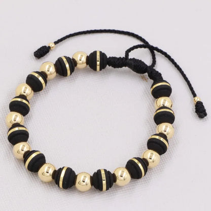 Brazalete Anillado Oro Laminado 18k