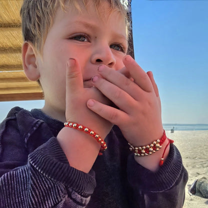 Brazalete Tejido KIDS En Oro Laminado 18k