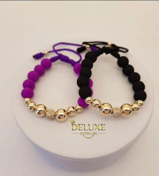 Brazalete Balín Oro Laminado 18k