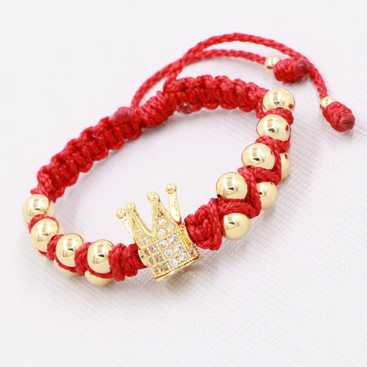 Brazalete Corona Oro Laminado 18k