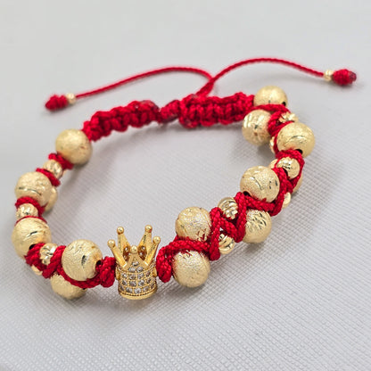Brazalete Adulto Corona Oro Laminado 18k