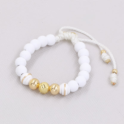 Brazalete Balín Oro Laminado 18K