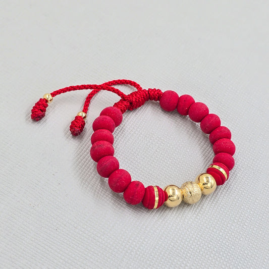 Brazalete Balín Oro Laminado 18K