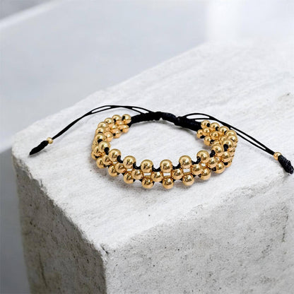 Brazalete Ajustable Un Estilo Sin Límites Oro Laminado 18k