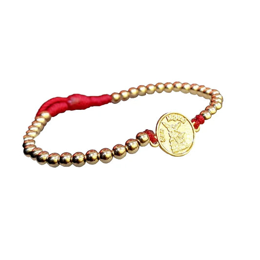 Brazalete San Miguel de Arcángel Oro Laminado 18K