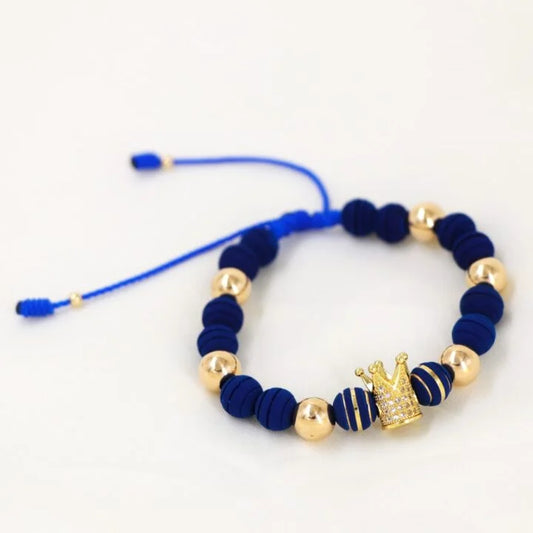 Brazalete Corona Rey Oro Laminado 18k