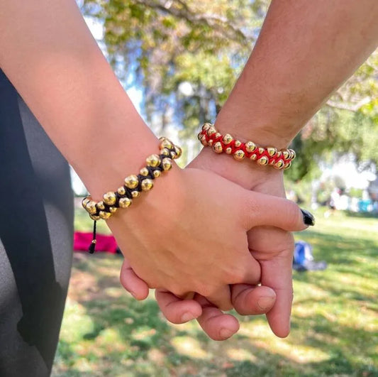 Brazaletes Vip 8,5mm Parejas Oro Laminado 18k