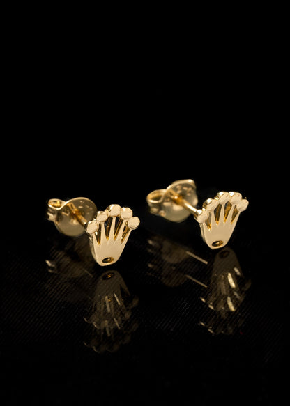 Aretes Rolex Oro Laminado 18k