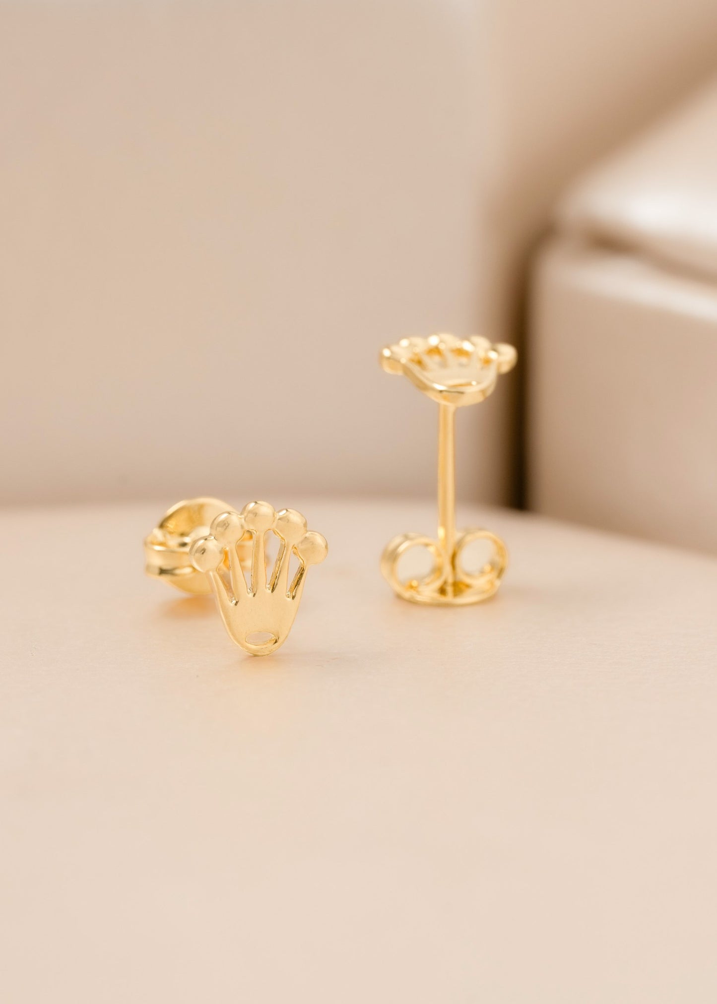 Aretes Rolex Oro Laminado 18k