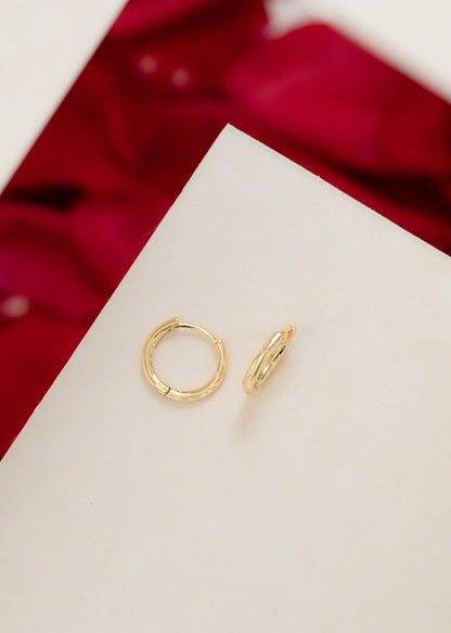 Aros Candonga Boldy Pequeños Oro laminado 18k