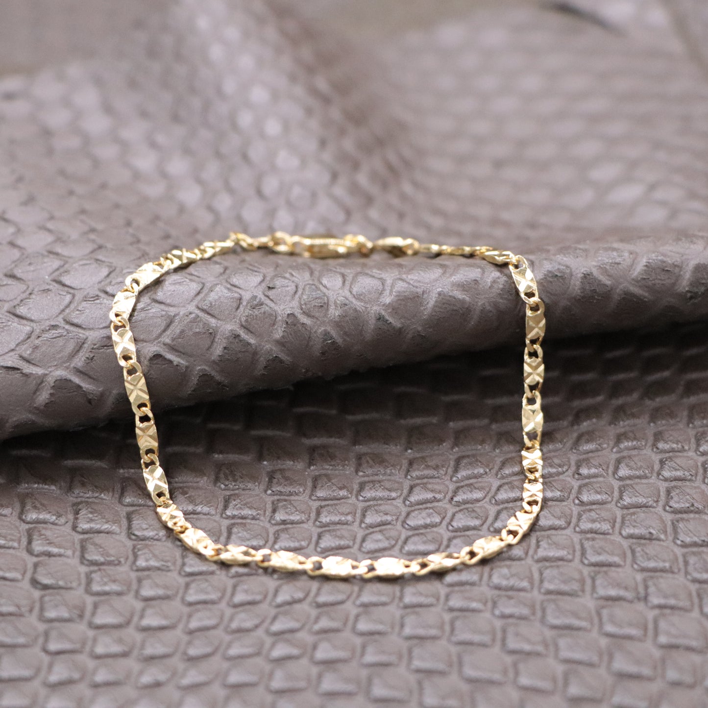 Pulsera Destellos Oro Laminado 18k