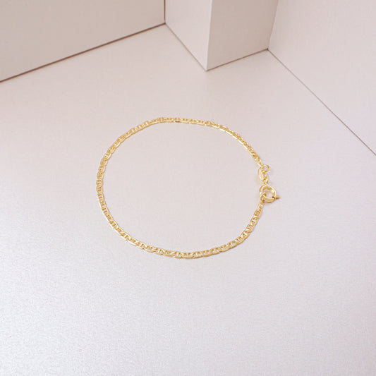 Pulsera Escalera Oro Laminado 18k