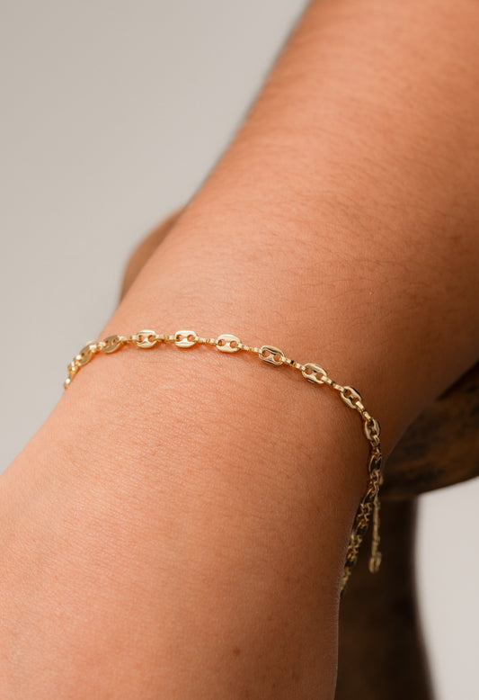 Pulsera Gucci Oro Laminado 18k